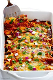 BBQ ASADA CHICKEN    ENCHILADAS