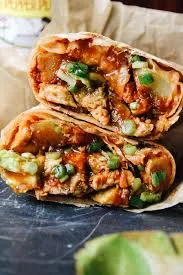 BBQ ASADA CHICKEN   BURRITOS